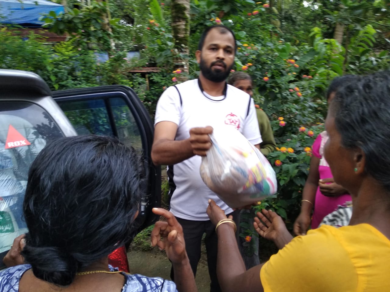 Food essentials reaching a local family